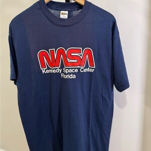 Vintage NASA Blue Short Sleeve Tees